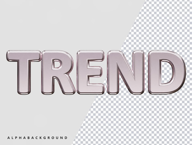 PSD trend-text-effekt-vektor-illustration