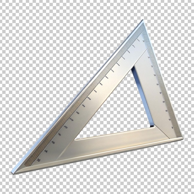 Triangle Ruler 3D Rendering