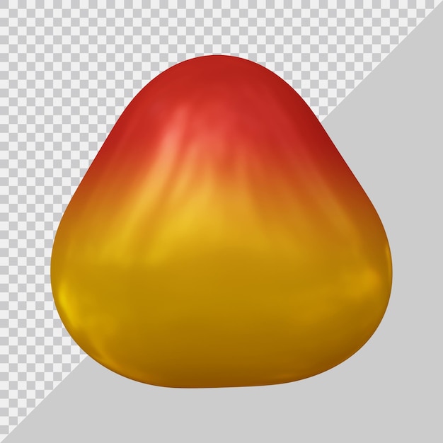 Triangle shape design in 3d render