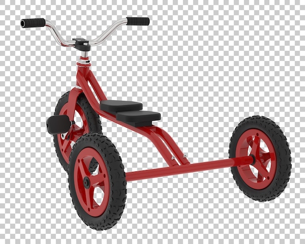 Tricycle Sur Fond Transparent Illustration De Rendu 3d