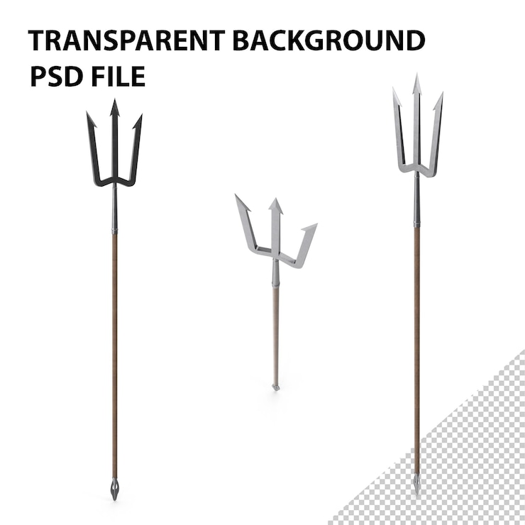 PSD tridente png