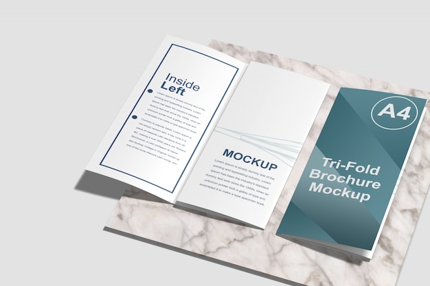 Trifold Brochure Mockup