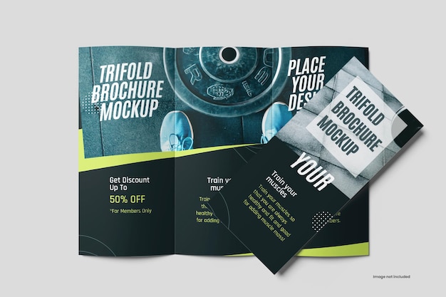 Trifold broschüre modell