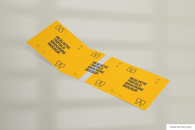 Trifold Broschüre Modell
