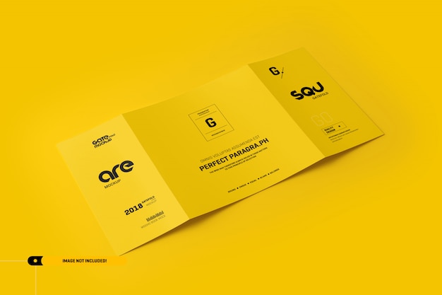 Trifold mockup