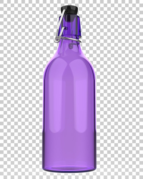 PSD trinkflasche isoliert auf transparentem hintergrund, 3d-darstellung