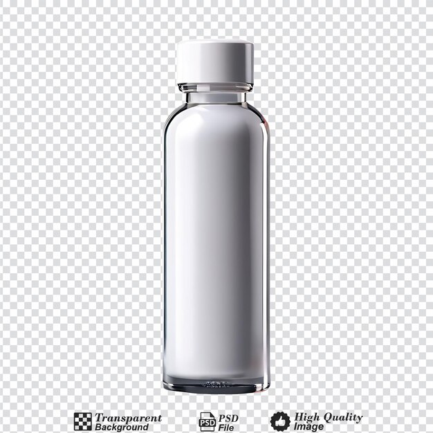 PSD trinkflasche-mockup-verpackung von schönheitsprodukten isoliert