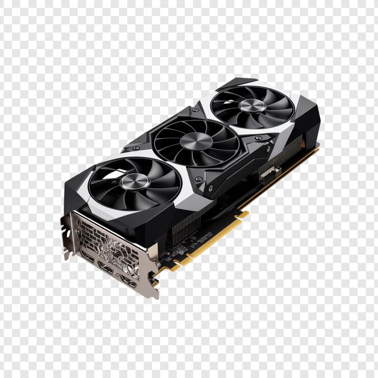 PSD triplefan cartão gráfico de alto desempenho componente de jogos de pc