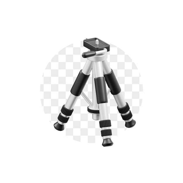 Tripod 3D Icon Premium Psd