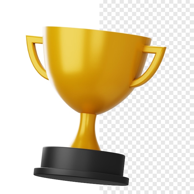 Trofeo de la Copa de Oro Premio Icon 3D