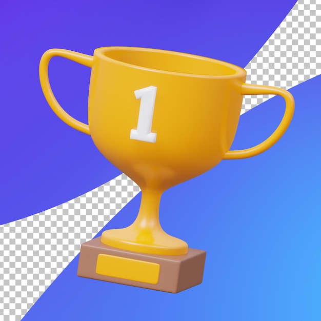 PSD trofeo de estudio 3d