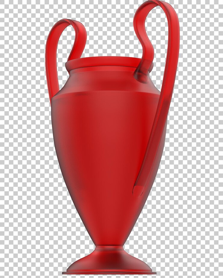 PSD trofeo isolato su sfondo trasparente illustrazione di rendering 3d