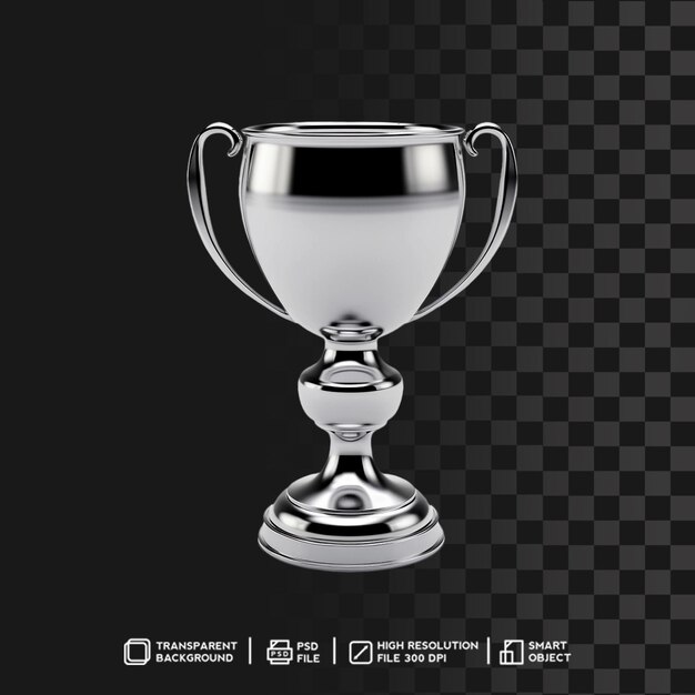 Trofeo transparente para ganadores