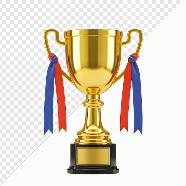 Troféu de Ouro com Fitas