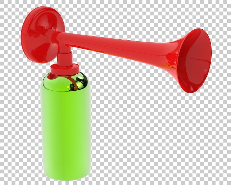 PSD tromba d'aria isolata su sfondo trasparente 3d rendering illustrazione