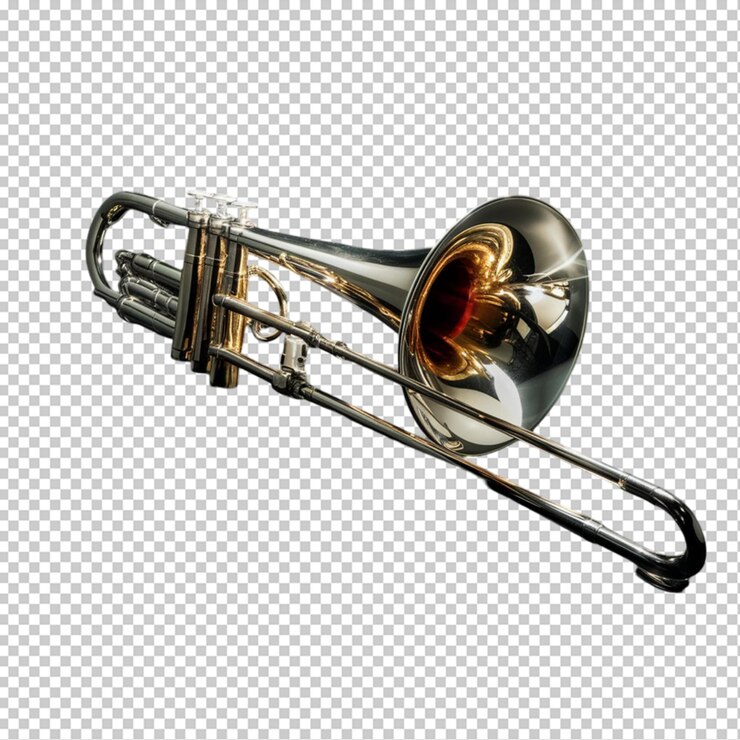 PSD trombão isolado em fundo transparente