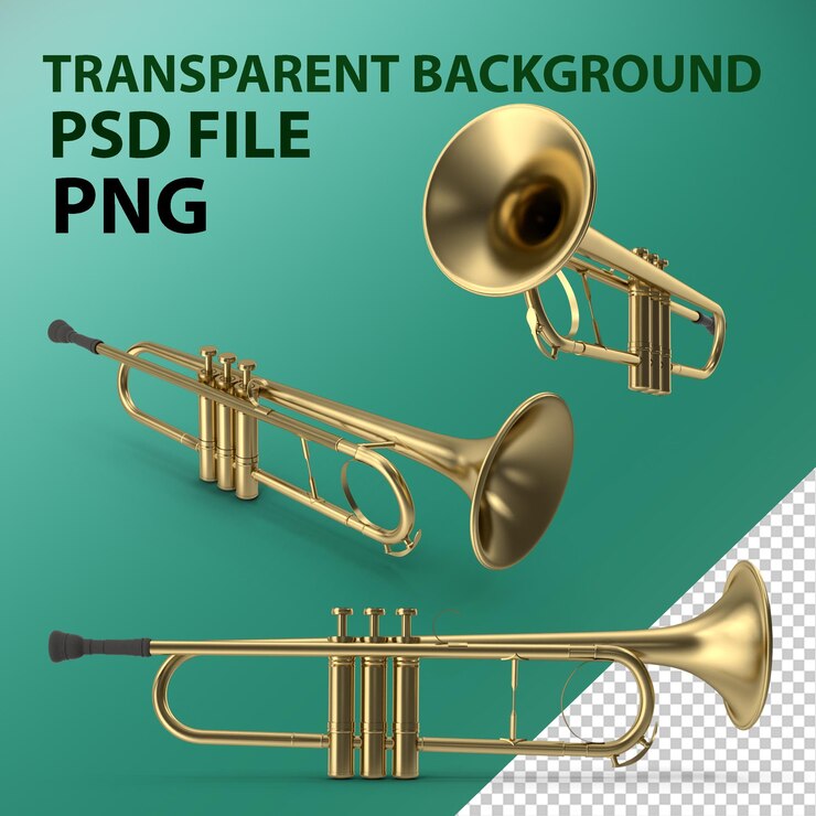 PSD trompeta de png