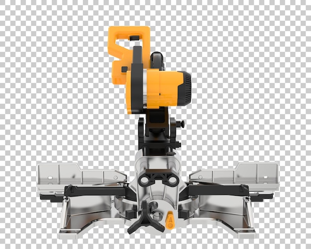 Troncatrice isolata su sfondo trasparente 3d rendering illustrazione