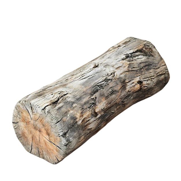 Tronco de madeira desgastado