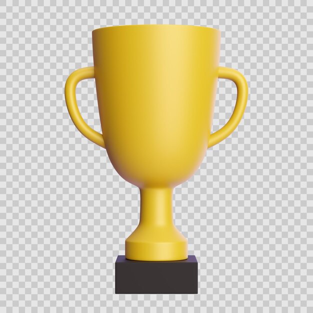 Trophäe 3D-Symbol