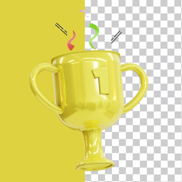 PSD trophée 3d