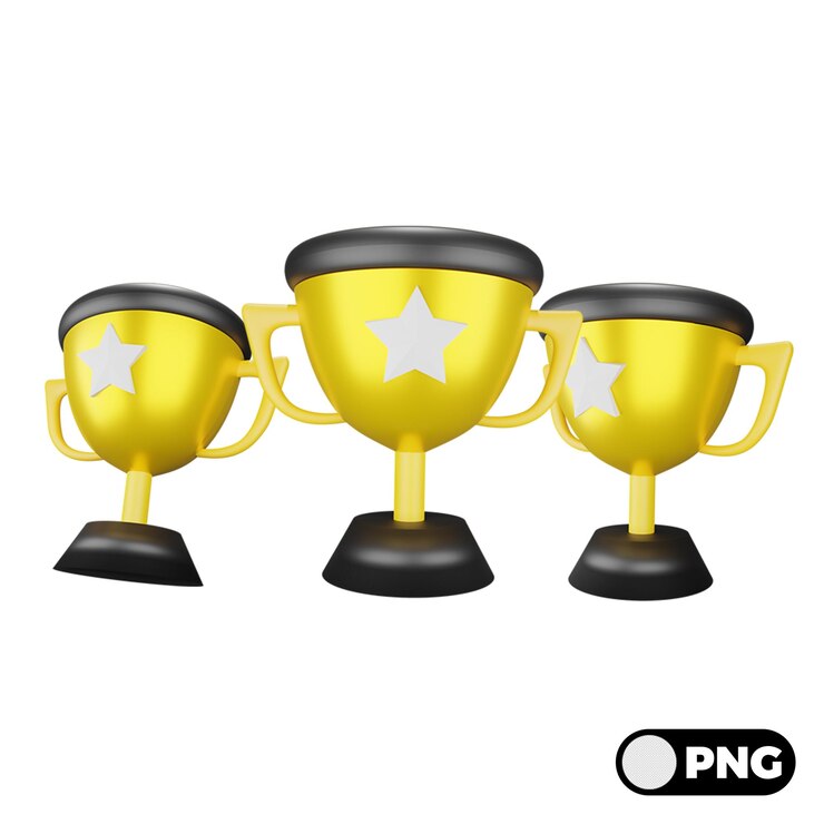 PSD trophée 3d