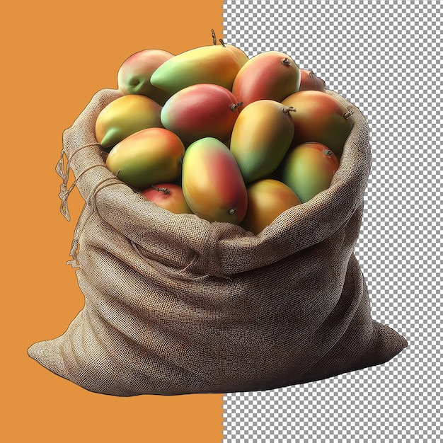 PSD tropical_mango_harvestpng