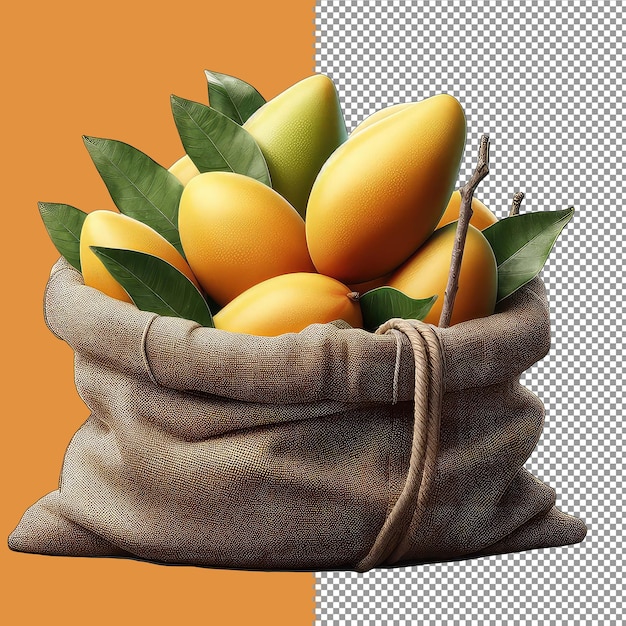 PSD tropical_mango_harvestpng