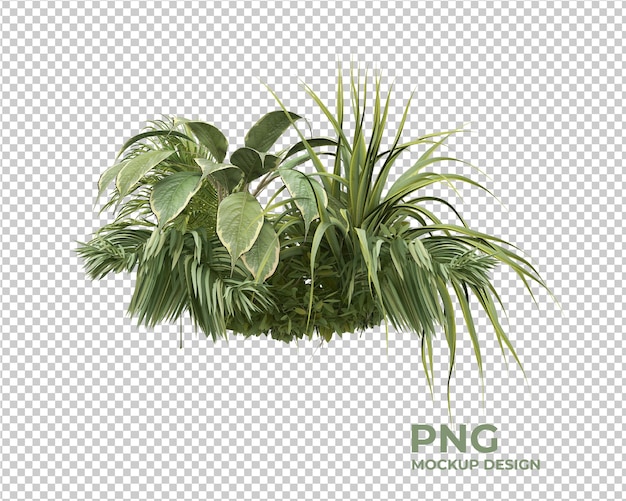 tropische palmblätter isoliertes modelldesign