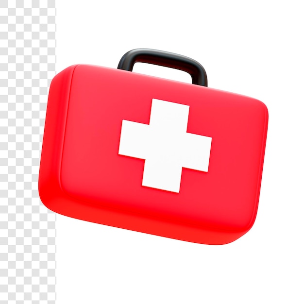 Trousse médicale d'urgence 3D