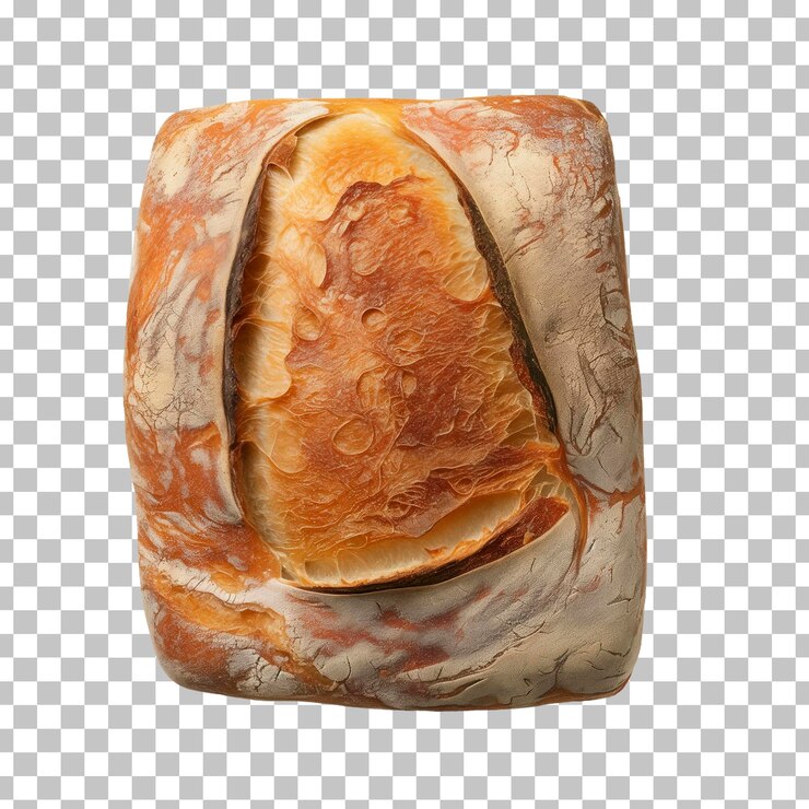 PSD un trozo de pan con una rebanada faltante