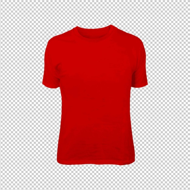 PSD tshirt rouge