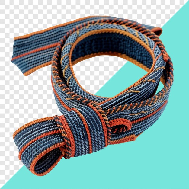 tsukeobi casual obi belt transparent background isolated image generative ai