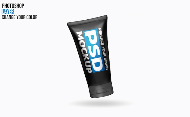 Tube Gel 3D Rendering Design