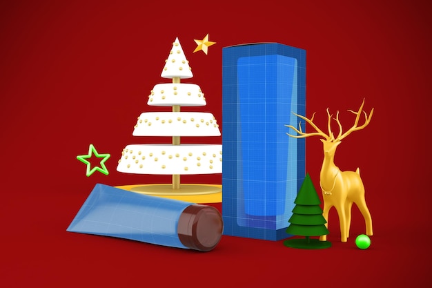 Tubo Crema Navidad