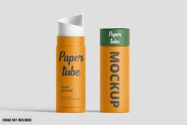 Tubo de papel artesanal 1