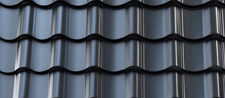 PSD tuiles de toiture noires
