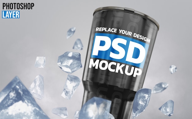 PSD tumbler-rendering-modell