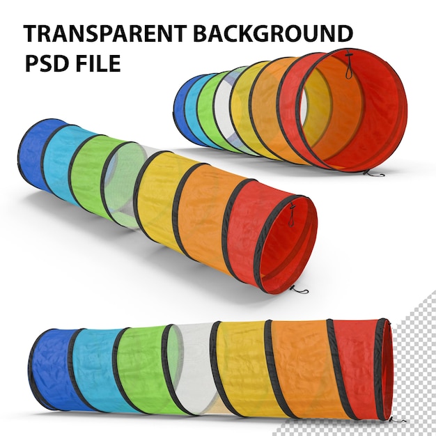 PSD túnel de jogo dobrável para crianças png