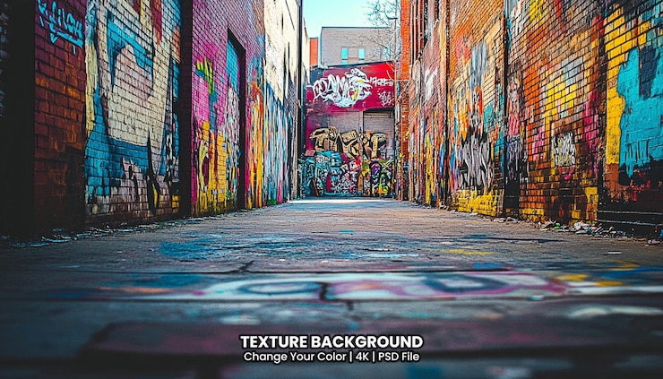 PSD turistas em hosier lane, uma das famosas ruas de arte de rua de melbourne