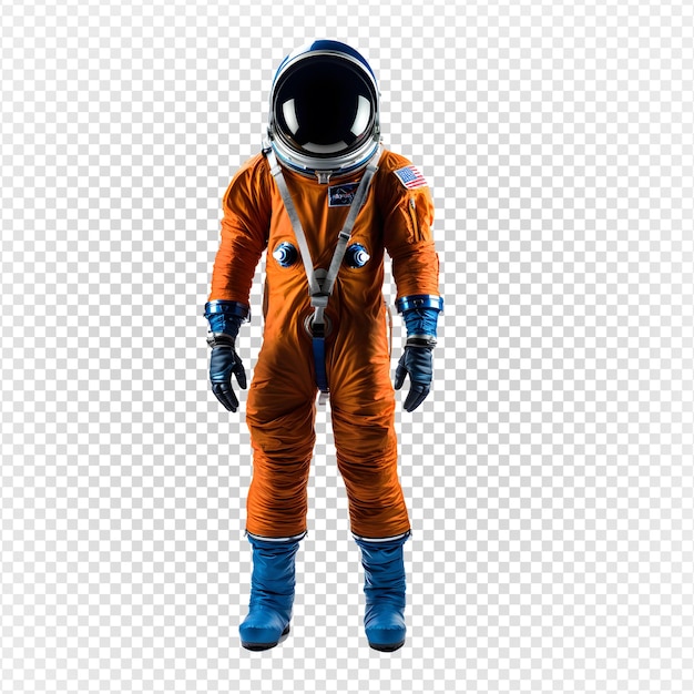 tuta da astronauta su sfondo trasparentecostume da cosmonauta png generativa ai