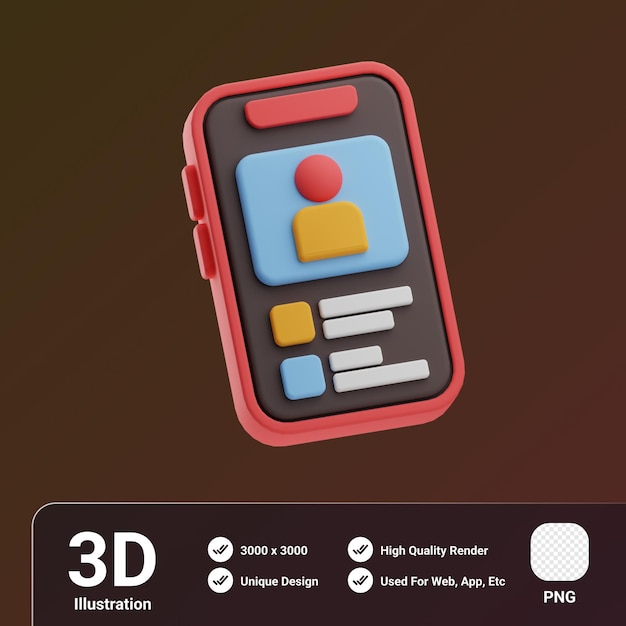 PSD tutorial de objeto de mentoria e treinamento ilustração 3d