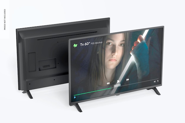 TV 60 Mockup-Perspektive