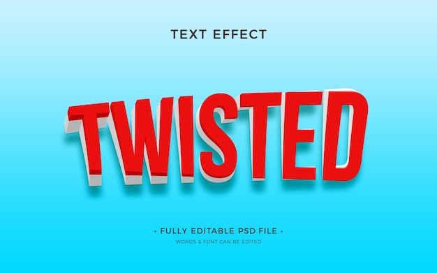 TWIST TEXT-EFFEKT