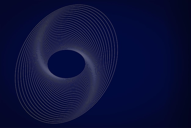 Twisted spiral shape resembling a tornado or particle motion White on blue background Suitable