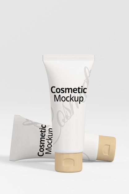 two cosmetic mockup