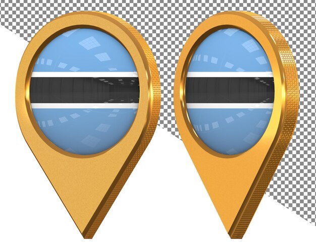 two gold rings with a black stripe on them.
