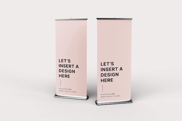 Two RollUp Banners for Marketing and Presentation