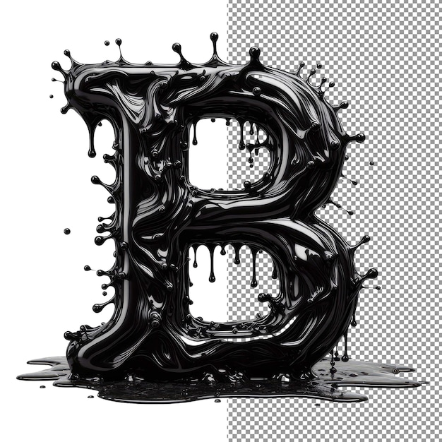 Typographie Dimensionnelle Lettres 3d Isolées Sur Fond Png