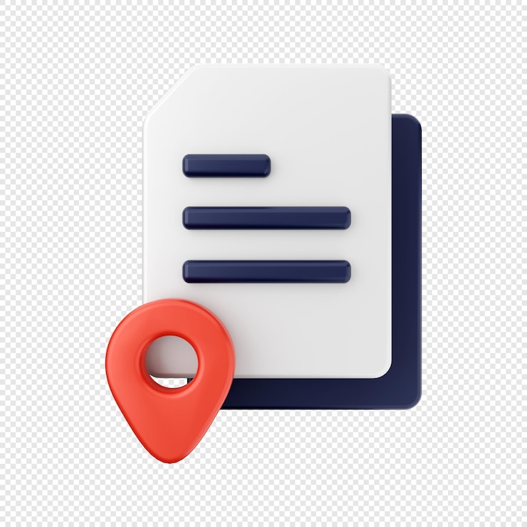 PSD ubicación de archivos y documentos 3d